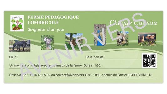 Chèque cadeau - Soigneur d'un jour